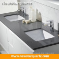 Artificial stone black bathroom vanity top